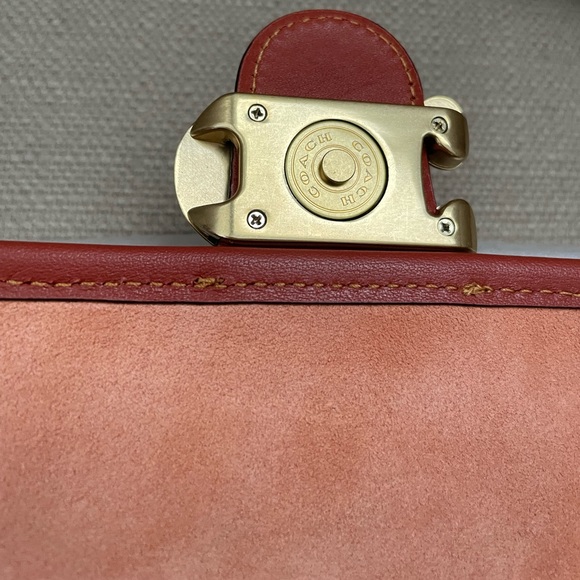 Coach tabby shoulder bag in colorblock light coral - Picture 16 of 16